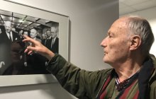 Als Zeitzeuge war Karl-Hermann Fink ein gern gesehener Gast in der Ost-Ausschuss-Geschäftsstelle. Foto: OA-Archiv.