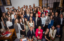 In Berlin wurden die über 50 junge Nachwuchskräfte aus Kroatien und den Ländern des Westlichen Balkans feierlich empfangen. Foto: Katja Koroleva