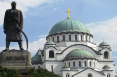 Alle Länder Südosteuropas haben hart mit den wirtschaftlichen Folgen des Corona-Virus  zu kämpfen. Denkmal und Kathedrale in Belgrad. Foto: A. Metz