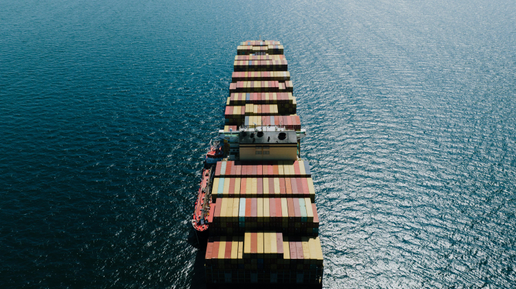 Foto: Containerschiff / Pexels