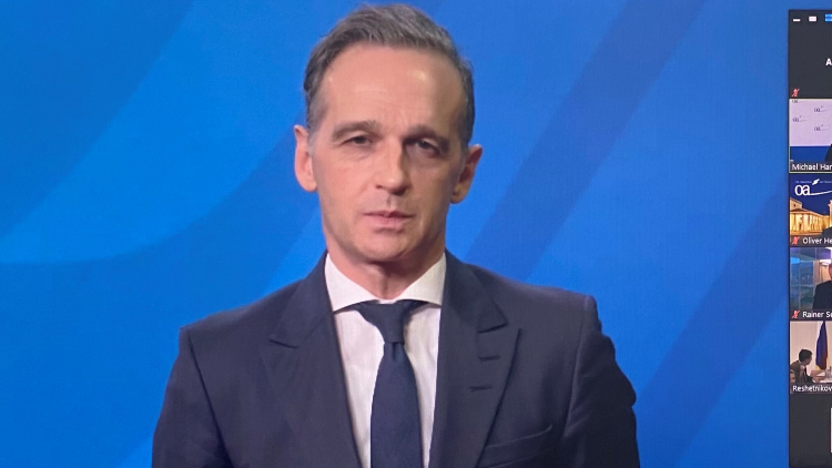 Videobotschaft von Außenminister Heiko Maas, Foto: OA
