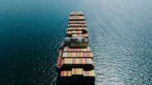 Foto: Containerschiff / Pexels